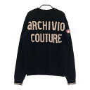 ARCHIVIO アルチビオ 2023年モデル カシミヤ ニットセーター ブラック系 38 【中古】ゴルフウェア レディース