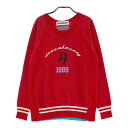DECEMBERMAY ディセンバーメイ ウール混 ニットセーター レッド系 M 【中古】ゴルフウェア レディース