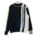 DECEMBERMAY ディセンバーメイ ハイネック ニットセーター ブラック系 M 【中古】ゴルフウェア レディース