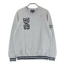 PEARLY GATES パーリーゲイツ 長袖ニットセーター グレー系 1 【中古】ゴルフウェア レディース