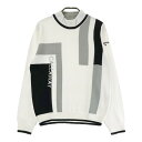 CALLAWAY キャロウェイ ウール混 長袖ニットセーター ホワイト系 L 【中古】ゴルフウェア レディース