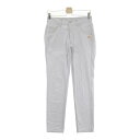 PEARLY GATES パーリーゲイツ ストレッチパンツ チェック柄 グレー系 1 【中古】ゴルフウェア レディース