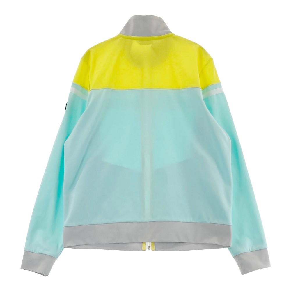 AND PER SE アンパスィ 長袖 ジップジャケット フロントロゴ グリーン系 L 【中古】ゴルフウェア レディース