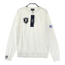 PEARLY GATES パーリーゲイツ 長袖 ニットセーター ホワイト系 0 【中古】ゴルフウェア レディース
