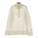 marie claire sport マリクレール スポール ハーフジップ ニットセーター ホワイト系 M 【中古】ゴルフウェア レディース