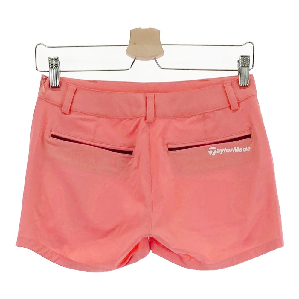 TAYLOR MADE テーラーメイド ストレッチショートパンツ ピンク系 XS 【中古】ゴルフウェア レディース