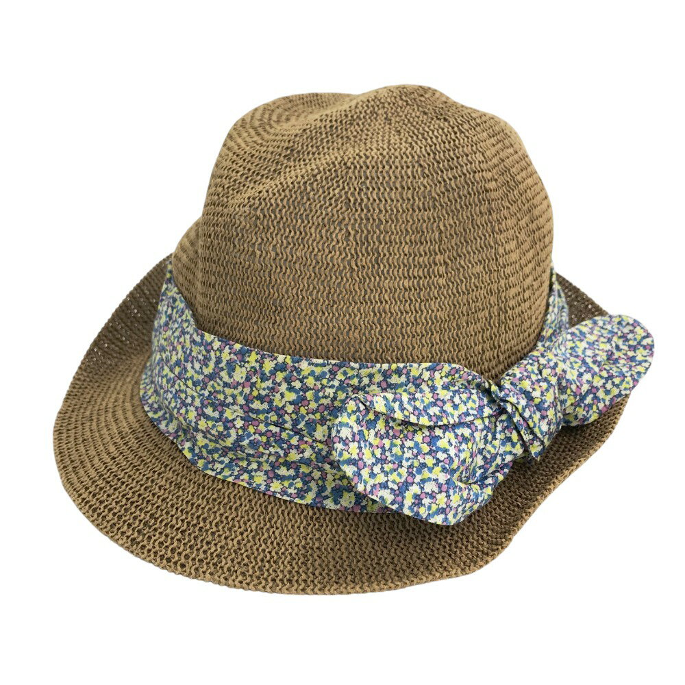 BEAMS GOLF ビームスゴルフ 中折れハット ブラウン系 57.5cm 【中古】ゴルフウェア