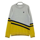 FILA GOLF フィラゴルフ ニットセーター グレー系 M 【中古】ゴルフウェア レディース