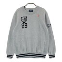 PEARLY GATES パーリーゲイツ ニットセーター グレー系 0 【中古】ゴルフウェア レディース
