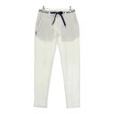 JACK BUNNY ジャックバニー シアサッカー ロングパンツ ホワイト系 0 【中古】ゴルフウェア レディース