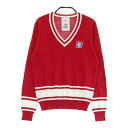 JUN&ROPE ジュン アンド ロペ ニットセーター レッド系 M 【中古】ゴルフウェア レディース