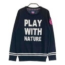 ADMIRAL アドミラル ニットセーター ネイビー系 M 【中古】ゴルフウェア レディース