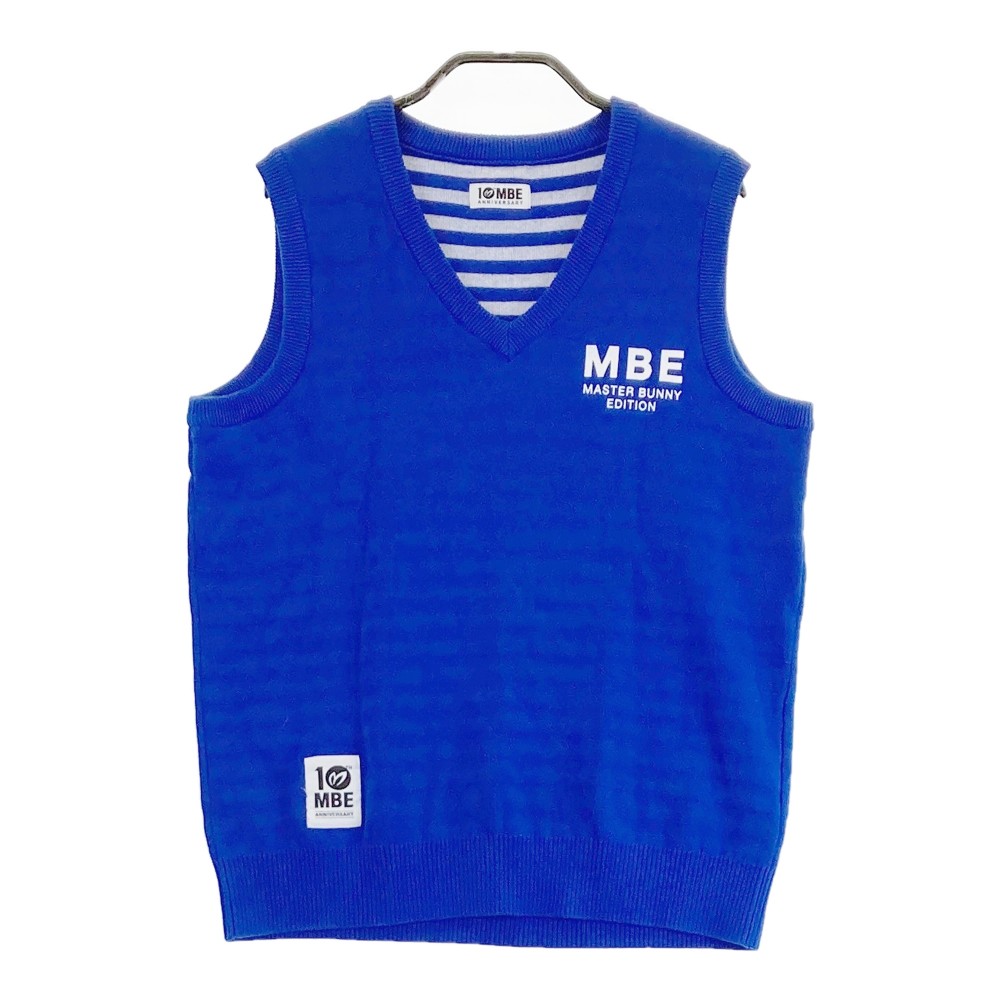 MASTER BUNNY EDITION マスターバニーエディション 10周年モデル ニットベスト ブルー系 1 【中古】ゴ..