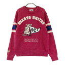 CUARTO UNITED クアルトユナイテッド ウール混 ニットセーター レッド系 XS 【中古】ゴルフウェア レディース