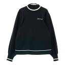 JUN&ROPE ジュン アンド ロペ モックネック ニットセーター ブラック系 F 【中古】ゴルフウェア レディース