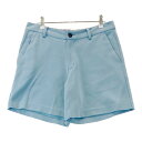 BEAMS GOLF ビームスゴルフ パープルレーベル スウェット ショートパンツ ブルー系 L 【中古】ゴルフウェア レディース