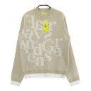 VIVA HEART ビバハート 012-19910 2023年 ニットセーター タイポグラフィ ベージュ系 40 【中古】ゴルフウェア レディース