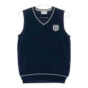 JACK BUNNY ジャックバニー ニットベスト ネイビー系 1 【中古】ゴルフウェア レディース