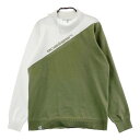 ROSASEN ロサーセン 襟付き 長袖ニットセーター グリーン系 L 【中古】ゴルフウェア レディース