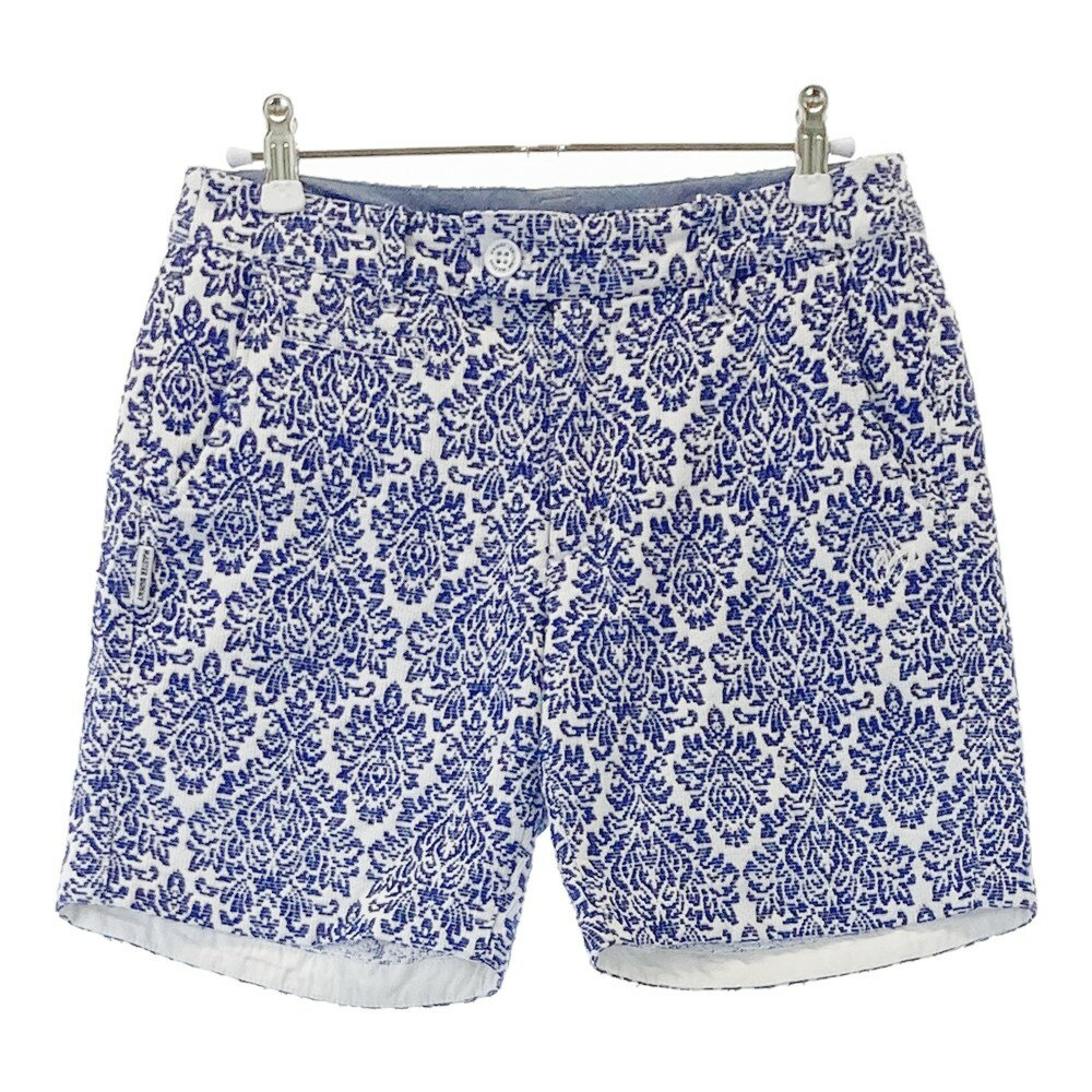 MASTER BUNNY EDITION マスターバニーエディション ショートパンツ 総柄 ネイビー系 0 【中古】ゴルフウェア レディース