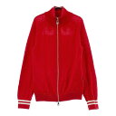MUTA MARINE ムータマリン ニット ジップジャケット レッド系 S 【中古】ゴルフウェア レディース