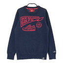 NEW BALANCE GOLF ニューバランス 長袖 ニットセーター ネイビー系 1 【中古】ゴルフウェア レディース