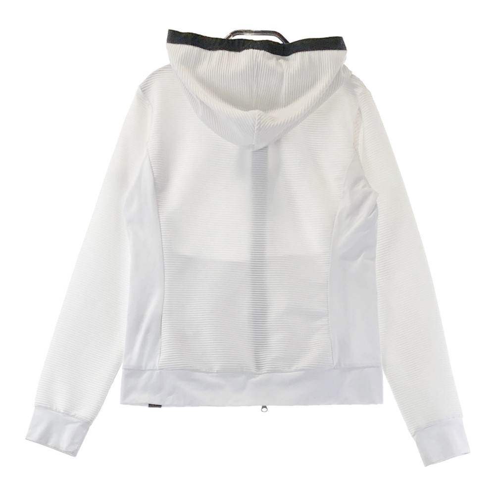 NEW BALANCE GOLF ニューバランス ジップパーカー ホワイト系 0 【中古】ゴルフウェア レディース