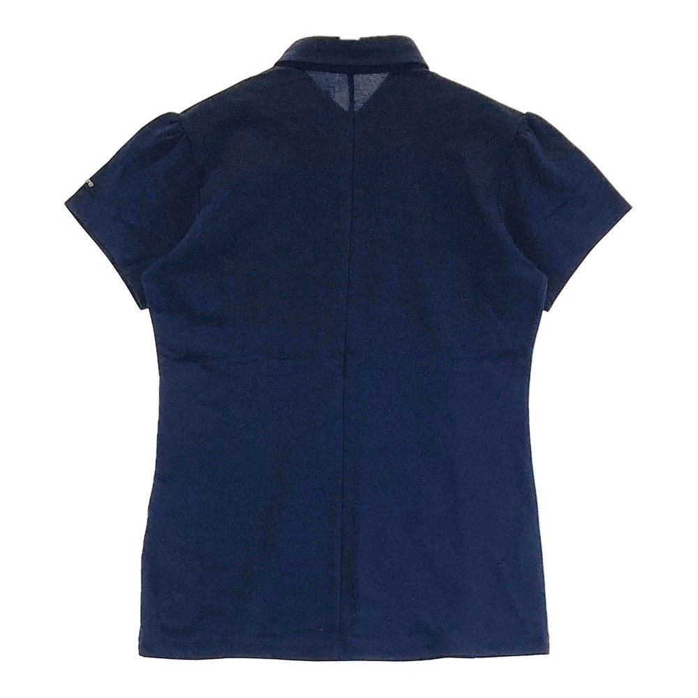 ADIDAS GOLF アディダスゴルフ 半袖ポロシャツ ネイビー系 M 【中古】ゴルフウェア レディース