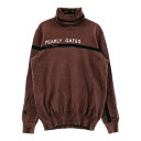 PEARLY GATES パーリーゲイツ 2023年モデル タートルネック ニットセーター ブラウン系 0 【中古】ゴルフウェア レディース