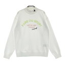 LE COQ GOLF ルコックゴルフ ハイネック ニットセーター ホワイト系 M 【中古】ゴルフウェア レディース