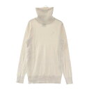 MUNSING WEAR マンシングウェア カシミヤ タートルネック 長袖ニットセーター ホワイト系 M 【中古】ゴルフウェア レディース