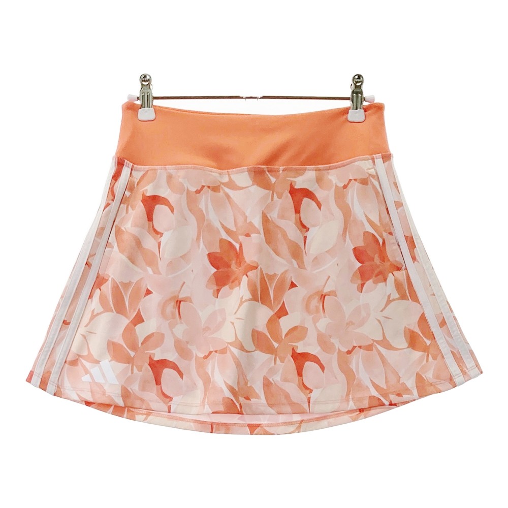 ADIDAS GOLF アディダスゴルフ IB4533 ; インナー付 スカート 花柄 オレンジ系 XS ...