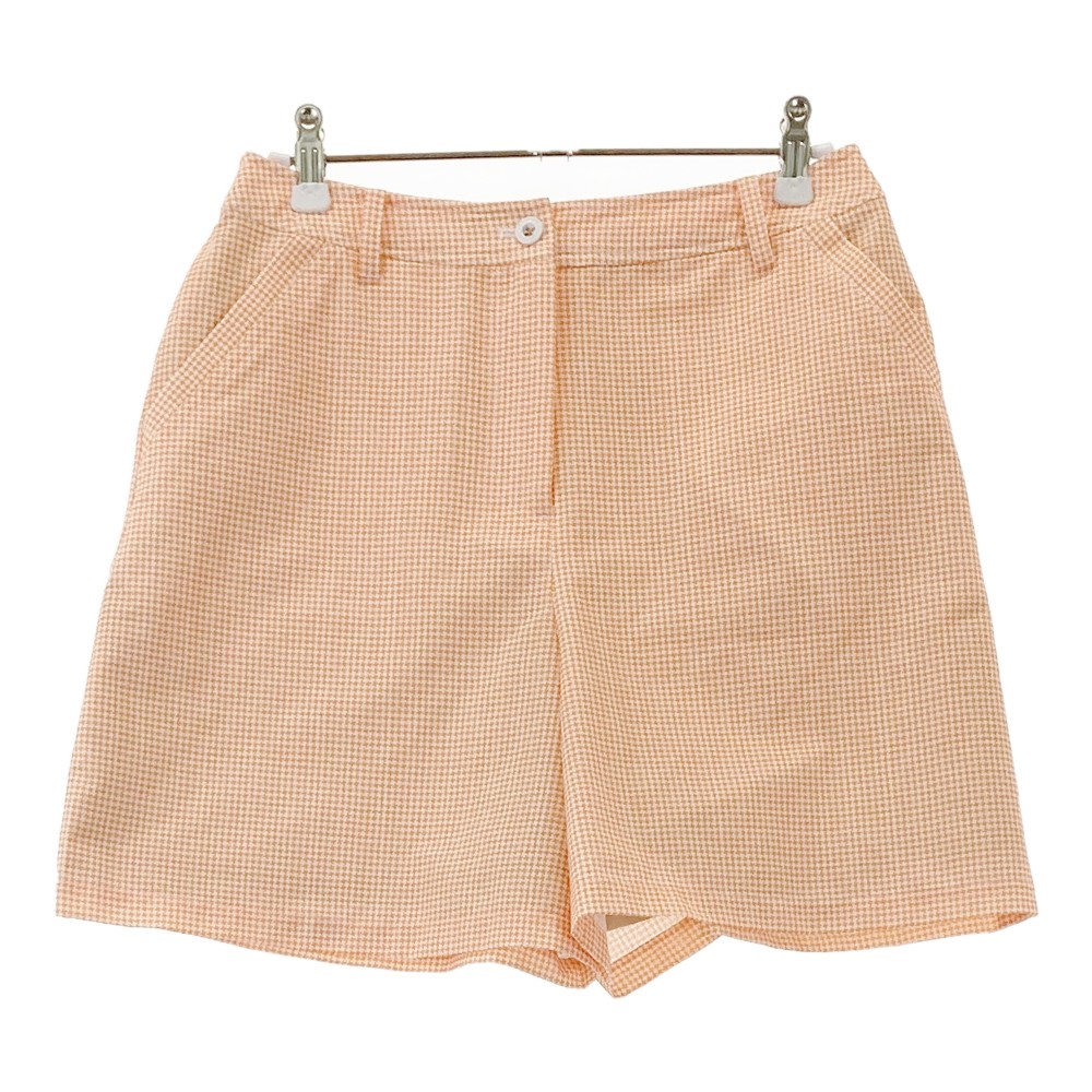 ADABAT アダバット ショートパンツ 総柄 オレンジ系 36 【中古】ゴルフウェア レディース