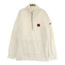 MASTER BUNNY EDITION マスターバニーエディション カシミヤ ハーフジップ ニットセーター ホワイト系 1 【中古】ゴルフウェア レディース