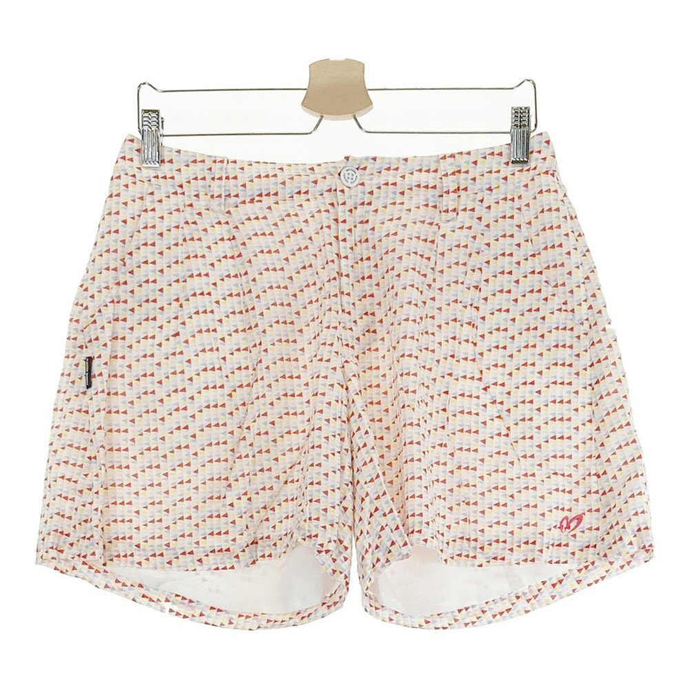 MASTER BUNNY EDITION マスターバニーエディション リネン混 キュロットパンツ 総柄 ホワイト系 2 【中..