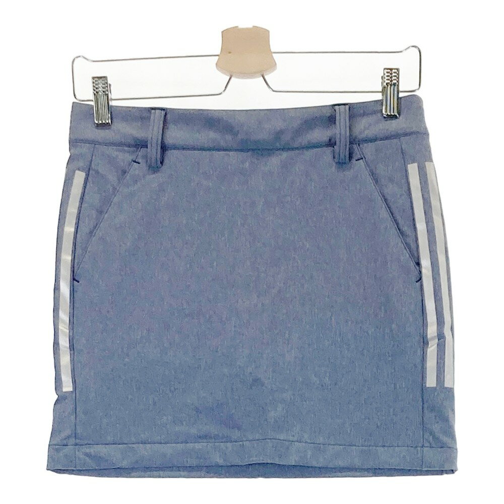 ADIDAS GOLF アディダスゴルフ インナー付 ストレッチスカート ネイビー系 S 【中古】ゴルフウェア レ..