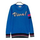 VIVA HEART ビバハート replie ニットセーター ネイビー系 40 【中古】ゴルフウェア レディース