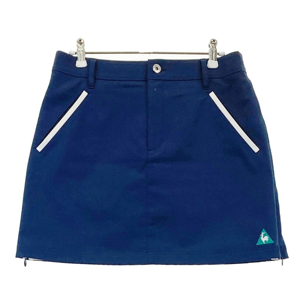 LE COQ GOLF ルコックゴルフ ストレッチスカート ネイビー系 11 【中古】ゴルフウェア レディース