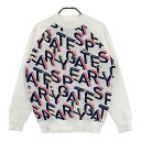 PEARLY GATES パーリーゲイツ ニットセーター 総柄 ホワイト系 1 【中古】ゴルフウェア レディース