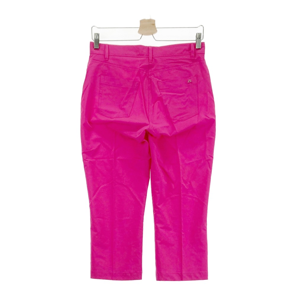 J.LINDEBERG ジェイリンドバーグ 072-75312 クロップドパンツ ピンク系 26 【中古】ゴルフウェア レディース