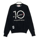 MASTER BUNNY EDITION マスターバニーエディション 10周年 ニットセーター ブラック系 0 【中古】ゴルフウェア レディース