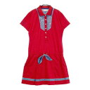 VIVA HEART ビバハート 012-68540 半袖ワンピース レッド系 42 【中古】ゴルフウェア レディース
