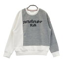 AND PER SE アンパスィ スウェット トレーナー ホワイト系 M 【中古】ゴルフウェア レディース