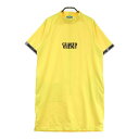 CUARTO UNITED クアルトユナイテッド ハイネック 半袖ワンピース イエロー系 L 【中古】ゴルフウェア レディース
