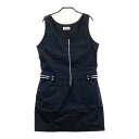 MUNSING WEAR マンシングウェア ノースリーブワンピース ネイビー系 M 【中古】ゴルフウェア レディース
