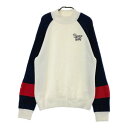 BEAMS GOLF ビームスゴルフ ニットセーター 切替 ホワイト系 L 【中古】ゴルフウェア レディース