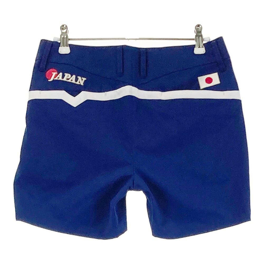 DESCENTE GOLF デサントゴルフ JAPAN ショートパンツ ネイビー系 M 【中古】ゴルフウェア レディース