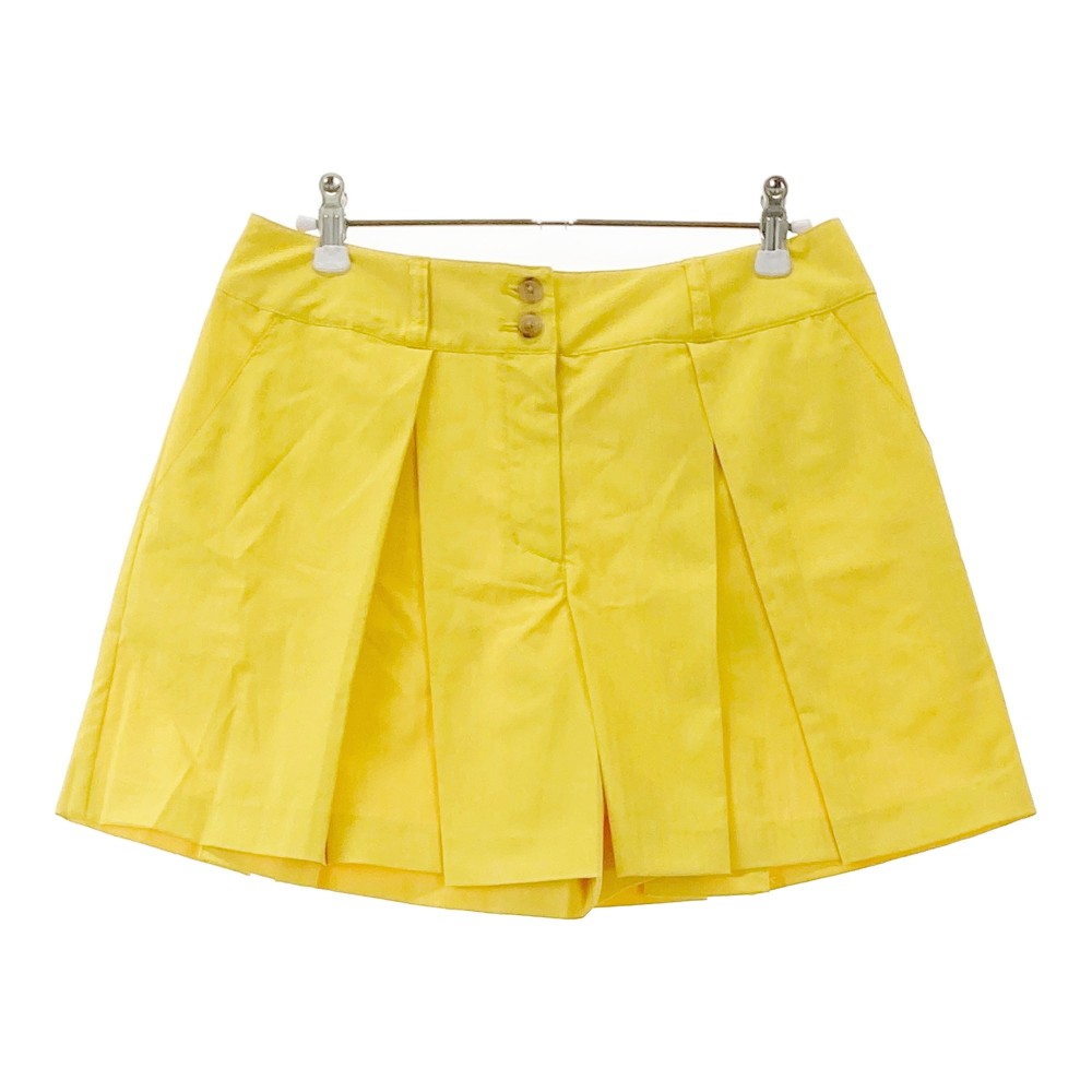 CALLAWAY キャロウェイ キュロットパンツ イエロー系 S 【中古】ゴルフウェア レディース