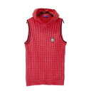 BEAMS GOLF ビームスゴルフ ニットベスト ピンク系 L 【中古】ゴルフウェア レディース
