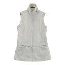 MUNSING WEAR マンシングウェア ナイロン ノースリーブ ワンピース グレー系 M 【中古】ゴルフウェア レディース